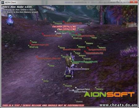 Скачать  чит программу AionRadar для aion