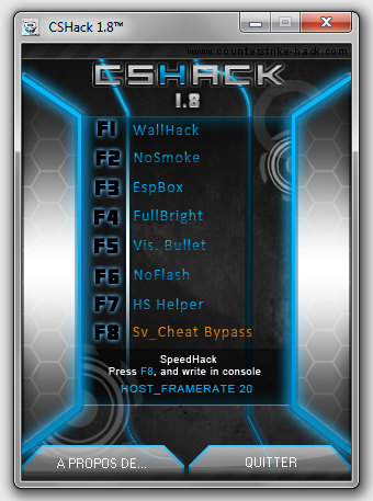 Свежий чит для Counter Strike Source – CSHack 1.7