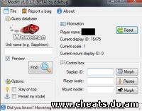 WoW Modit 4.0.1a чит программа для изменения персонажа
